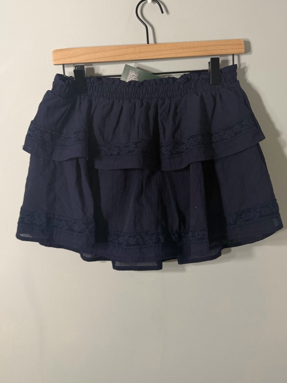 NWT wild fable Navy Tiered Ruffle Mini Skirt